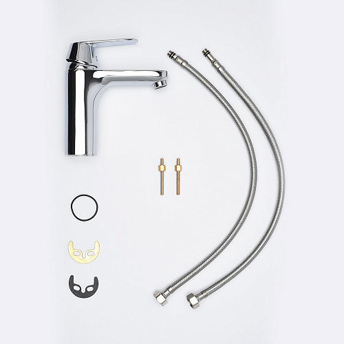 Смеситель для раковины AQUAme Prato AQM P6130 AQUAme хром AQMP6130 Смеситель для раковины AQUAme Prato AQM P6130 AQUAme хром AQMP6130