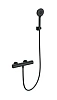 Смеситель для душа Wonzon & Woghand с термостатом, черный матовый (WW-A2006-A-MB) Смеситель для душа Wonzon & Woghand с термостатом, черный матовый (WW-A2006-A-MB)