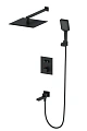 Душевая система Wonzon & Woghand с термостатом, встраиваемая, черный матовый (WW-88929003-MB) Душевая система Wonzon & Woghand с термостатом, встраиваемая, черный матовый (WW-88929003-MB)
