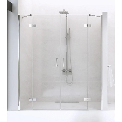 Душевая дверь NEW TRENDY NEW RENOMA 210x195 D-0362A/D-0363A хром Душевая дверь NEW TRENDY NEW RENOMA 210x195 D-0362A/D-0363A хром