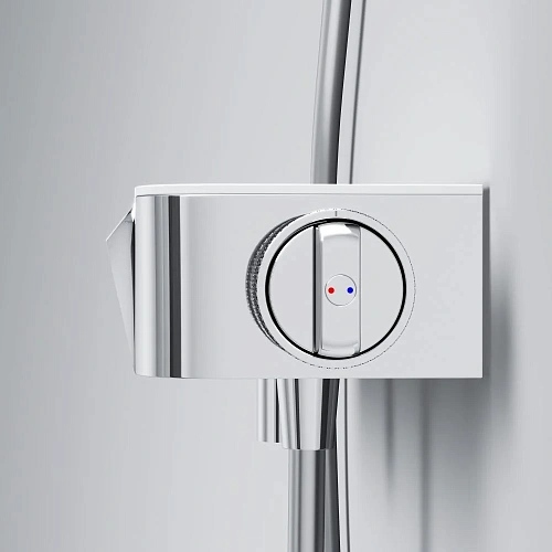 Смеситель для ванны AM.PM Func F8F10500 кнопочный с полкой, хром Смеситель для ванны AM.PM Func F8F10500 кнопочный с полкой, хром