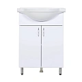 Тумба с раковиной Orange Лайт LA-60TUW+RA напольная белый Тумба с раковиной Orange Лайт LA-60TUW+RA напольная белый