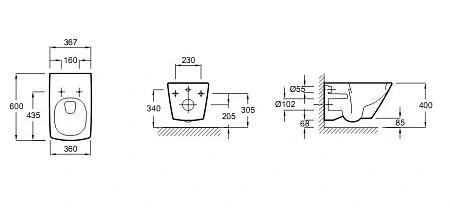 Комплект с инсталляцией Jacob Delafon Escale с микролифтом E29025-NF+E29027-CP+E1306-00 Комплект с инсталляцией Jacob Delafon Escale с микролифтом E29025-NF+E29027-CP+E1306-00
