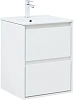 Тумба под раковину Aquanet Милан 50 белый глянец 00336366 подвесная Тумба под раковину Aquanet Милан 50 белый глянец 00336366 подвесная