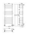 Полотенцесушитель водяной Margaroli Sole 464-11 4644711WHN 47 x 107.2 см белый Полотенцесушитель водяной Margaroli Sole 464-11 4644711WHN 47 x 107.2 см белый