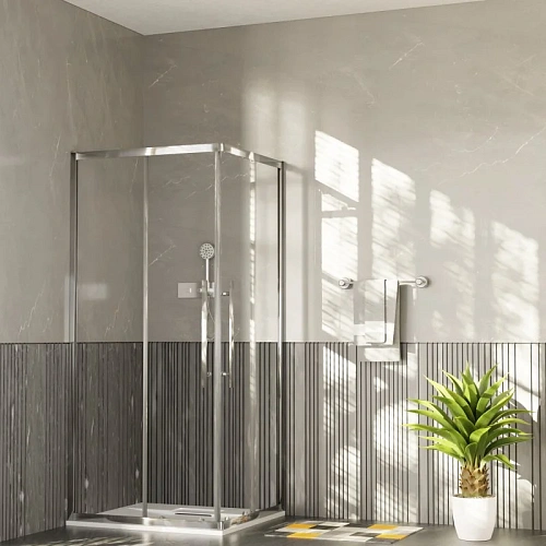 Душевой уголок Esbano FLEX (ESOG-80D1-100D2-C) ESF-80D1+100D2-C 80х100х195 Душевой уголок Esbano FLEX (ESOG-80D1-100D2-C) ESF-80D1+100D2-C 80х100х195