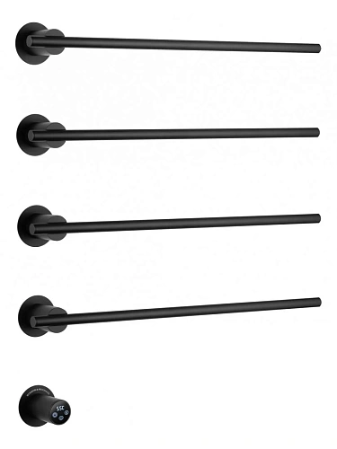 Полотенцесушитель электрический Wonzon & Woghand встраиваемый, черный матовый (WW-A364-MB) Полотенцесушитель электрический Wonzon & Woghand встраиваемый, черный матовый (WW-A364-MB)