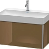 Тумба под раковину Duravit XSquare XS406206161 подвесная 78 см Коричнево-оливковый глянцевый Тумба под раковину Duravit XSquare XS406206161 подвесная 78 см Коричнево-оливковый глянцевый