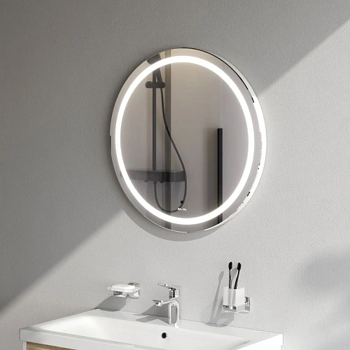 Зеркало AM.PM X-Joy M85AMOX0651WG с LED-подсветкой, сенсором, 65 см Зеркало AM.PM X-Joy M85AMOX0651WG с LED-подсветкой, сенсором, 65 см