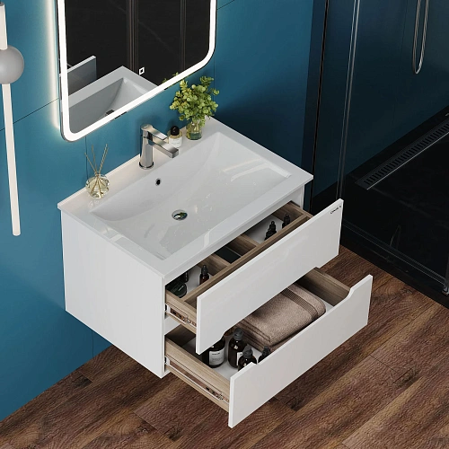 Тумба под раковину Onika Айленд 70 см 107063 подвесная, белая (для Бергамо Нова 70) Тумба под раковину Onika Айленд 70 см 107063 подвесная, белая (для Бергамо Нова 70)