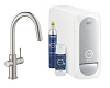 Картинка анонса товара «смеситель для кухни grohe blue home с функциями фильтрации, охлаждения и газирования воды, wi-fi инт 31541dc0»