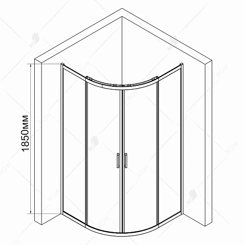 Душевой уголок RGW Classic CL-53 06095399-11 Душевой уголок RGW Classic CL-53 06095399-11