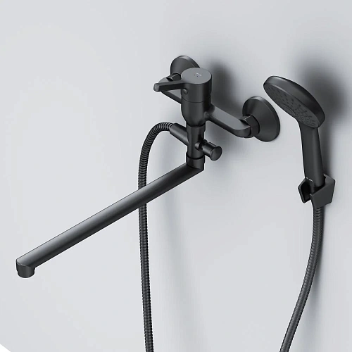 Смеситель для ванны AM.PM X-Joy S F85B90122 черный Смеситель для ванны AM.PM X-Joy S F85B90122 черный