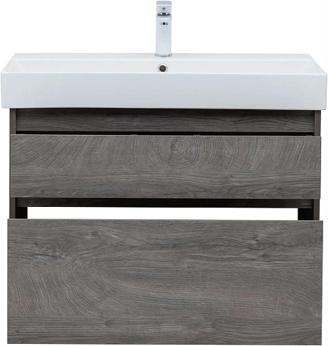 Тумба под раковину Aquanet Nova Lite 85 дуб рошелье, 2 ящика 00249937 Тумба под раковину Aquanet Nova Lite 85 дуб рошелье, 2 ящика 00249937