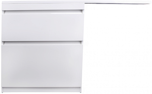 Тумба под раковину Style Line Даллас 140, 2 ящика, Люкс белая, PLUS СС-00002273 Тумба под раковину Style Line Даллас 140, 2 ящика, Люкс белая, PLUS СС-00002273
