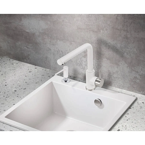 Смеситель для кухни Milacio Ultra ( MCU.555.WH ) белый Смеситель для кухни Milacio Ultra ( MCU.555.WH ) белый