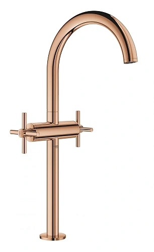 Смеситель для раковины GROHE Atrio New двухвентильный на 1 отверстие, свободностоящий, крестобразные 21044DA3 Смеситель для раковины GROHE Atrio New двухвентильный на 1 отверстие, свободностоящий, крестобразные 21044DA3