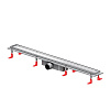 Картинка анонса товара «душевой лоток am.pm prime flow w02sc-u11-090-04sb flow tile 90см, сталь матовая»