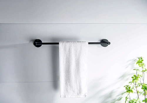 Полотенцедержатель Aquatek ЕВРОПА AQ4120MB черный матовый Полотенцедержатель Aquatek ЕВРОПА AQ4120MB черный матовый