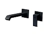 Смеситель для раковины CEZARES PORTA-BLI2-NOP с донным клапаном черный матовый