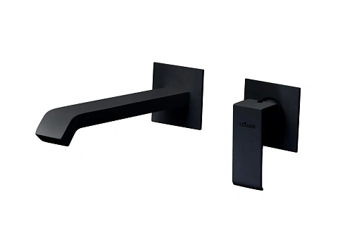 Смеситель для раковины CEZARES PORTA-BLI2-NOP с донным клапаном черный матовый Смеситель для раковины CEZARES PORTA-BLI2-NOP с донным клапаном черный матовый