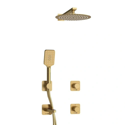 Душевая система WasserKRAFT A8251.307.308.180.259.285.194.201 встраиваемая золото Душевая система WasserKRAFT A8251.307.308.180.259.285.194.201 встраиваемая золото