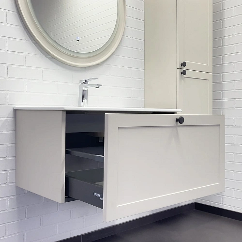 Тумба с раковиной Comforty Ереван 80 00-00014864 серый шелк раковина Comforty 80E Тумба с раковиной Comforty Ереван 80 00-00014864 серый шелк раковина Comforty 80E