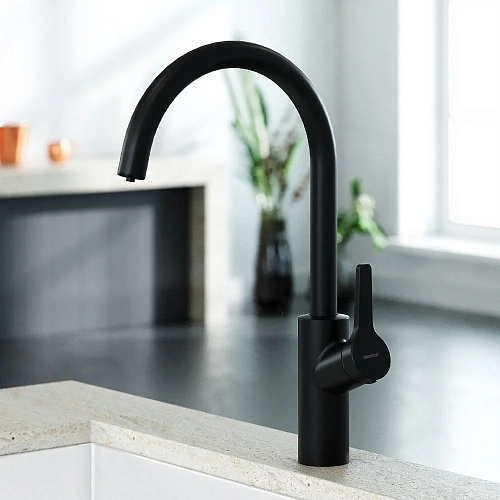 Смеситель для кухни Damixa Eclipse 310721300 с каналом для питьевой воды, черный Смеситель для кухни Damixa Eclipse 310721300 с каналом для питьевой воды, черный