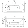 Стальная ванна Bette BetteForm 170x75x42 2947-000 AS AD Стальная ванна Bette BetteForm 170x75x42 2947-000 AS AD