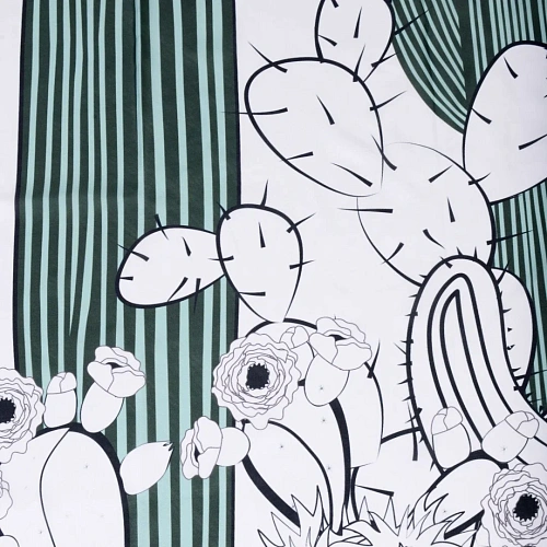 Штора для ванны WasserKRAFT Dinkel SC-46101 черный/зеленый Штора для ванны WasserKRAFT Dinkel SC-46101 черный/зеленый