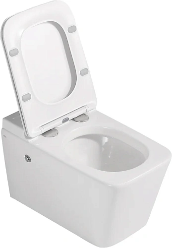 Комплект унитаза ABBER Rechteck AC1202P белый с импульсным смывом с инсталляцией AC0101P Комплект унитаза ABBER Rechteck AC1202P белый с импульсным смывом с инсталляцией AC0101P