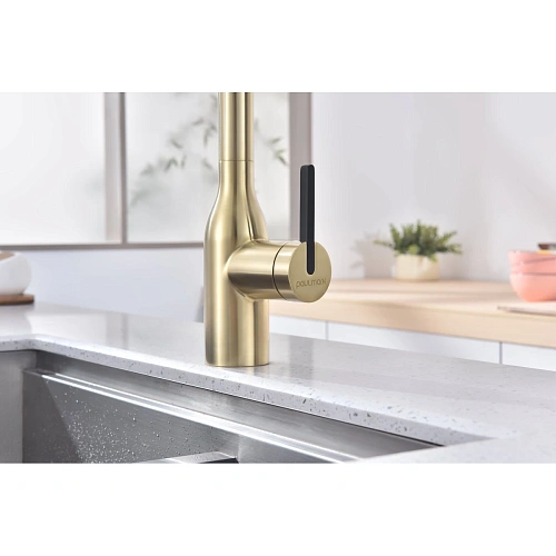 Смеситель для кухни Paulmark Magneto One светлое золото Ma213188-LG Смеситель для кухни Paulmark Magneto One светлое золото Ma213188-LG