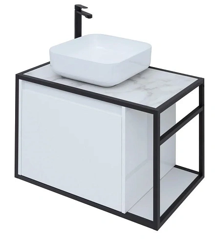 Тумба под раковину Aquanet Nova Lite Loft 75 L белый 00261650 Тумба под раковину Aquanet Nova Lite Loft 75 L белый 00261650