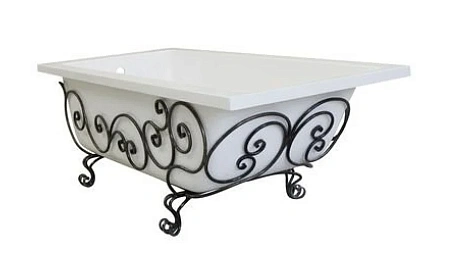 Кованая подставка Эстет ФР-00001215 для ванны Дельта 150 патина Кованая подставка Эстет ФР-00001215 для ванны Дельта 150 патина