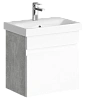 Тумба под раковину AQWELLA Smart 50 см SRT0105BS подвесная, бетон светлый