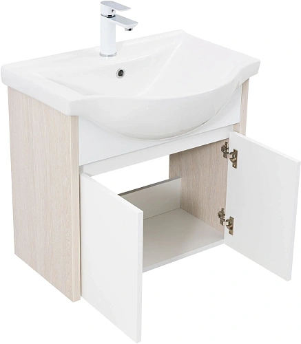 Тумба под раковину Aquanet Сидней 65 00345123 дуб атланта/белый Тумба под раковину Aquanet Сидней 65 00345123 дуб атланта/белый