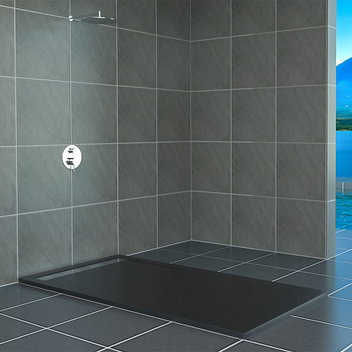 Душевой поддон RGW Stone Tray STM-G прямоугольный Графит 14202912-02 Душевой поддон RGW Stone Tray STM-G прямоугольный Графит 14202912-02