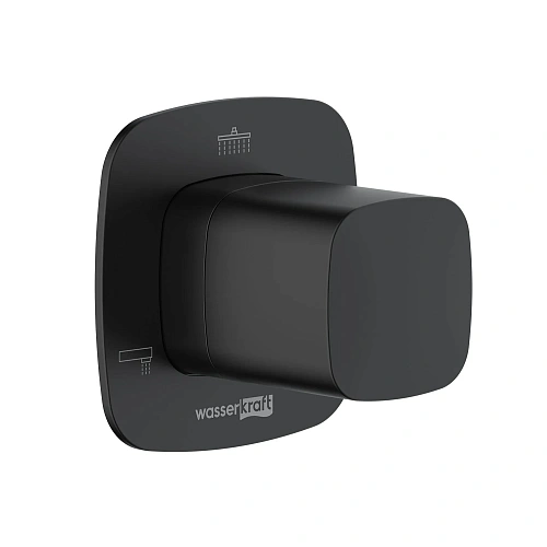 Переключатель потоков WasserKRAFT A265 на 3 выхода черный Переключатель потоков WasserKRAFT A265 на 3 выхода черный