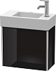 Картинка анонса товара «тумба под раковину duravit xsquare xs4091l4040 подвесная 48 см черный глянцевый»