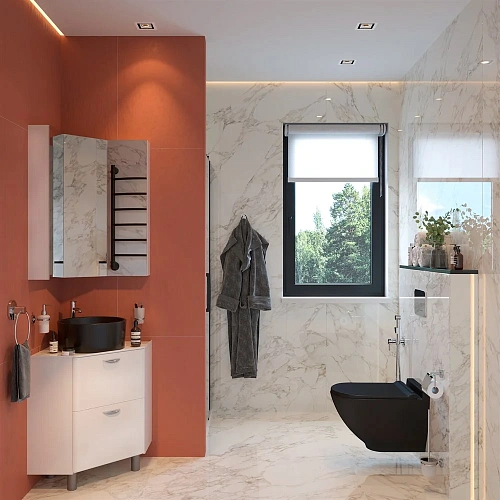 Унитаз подвесной STWORKI Rotenburg SWH52 безободковый , черный , с прямым выпуском , с сиденьем микролифт 4 478156 Унитаз подвесной STWORKI Rotenburg SWH52 безободковый , черный , с прямым выпуском , с сиденьем микролифт 4 478156