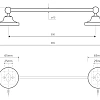 Полотенцедержатель Bemeta RETRO 144204018 Полотенцедержатель Bemeta RETRO 144204018