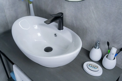 Раковина Gid N9018 51107 накладная белая 59x39x21 Раковина Gid N9018 51107 накладная белая 59x39x21