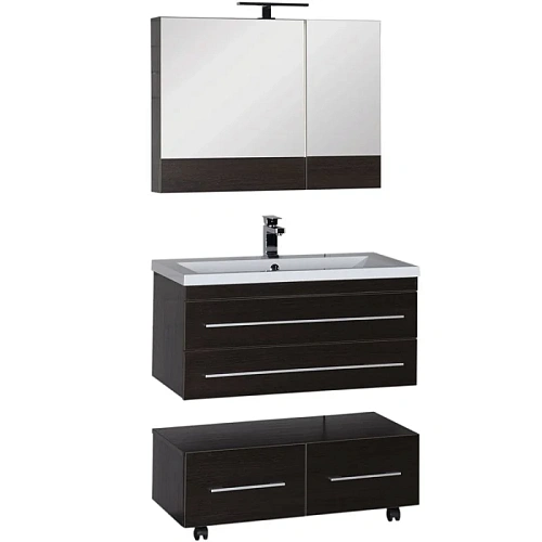 Комплект мебели Aquanet Нота NEW 90 венге (камерино) 00230298 Комплект мебели Aquanet Нота NEW 90 венге (камерино) 00230298