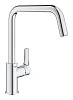 Смеситель для кухни GROHE Eurosmart 2021, U-образный высокий излив, хром (30567000)
