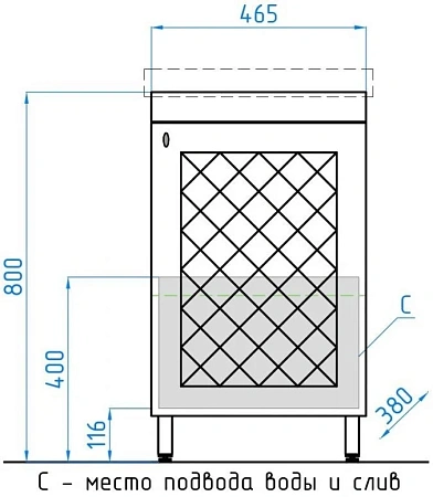 Тумба под раковину Style Line Канна 50 ЛС-00000297 Тумба под раковину Style Line Канна 50 ЛС-00000297