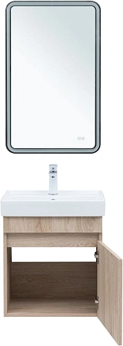 Тумба под раковину Aquanet Оптима 50 00344802 дуб светлый Тумба под раковину Aquanet Оптима 50 00344802 дуб светлый