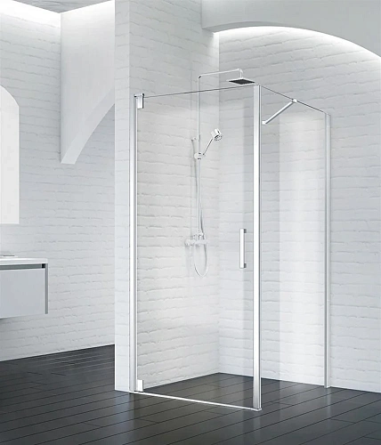 Душевой уголок BelBagno Marmi AH1 60x100 см прозрачное стекло MARMI-AH-1-60/100-C-Cr Душевой уголок BelBagno Marmi AH1 60x100 см прозрачное стекло MARMI-AH-1-60/100-C-Cr