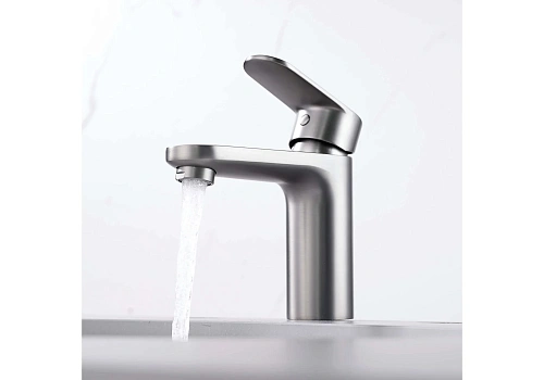 Смеситель для раковины Aquatek НИКА AQ1810BGM оружейная сталь Смеситель для раковины Aquatek НИКА AQ1810BGM оружейная сталь