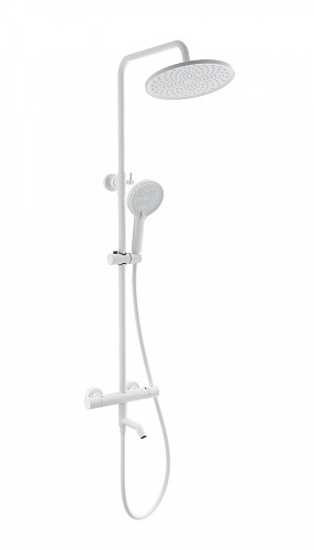 Душевая система Wonzon & Woghand с термостатом, белый матовый (WW-B3065-T1-MW) Душевая система Wonzon & Woghand с термостатом, белый матовый (WW-B3065-T1-MW)