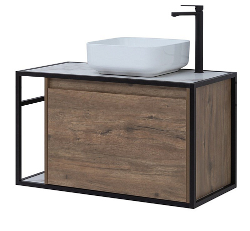 Тумба под раковину Aquanet Nova Lite Loft 90 R дуб рустикальный 00261659 Тумба под раковину Aquanet Nova Lite Loft 90 R дуб рустикальный 00261659